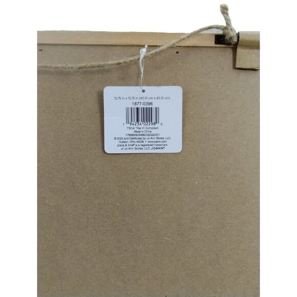 Place and Time There is No Place Like Fall 16 x 16 inch Wooden Sign (New) - Picture 3 of 4